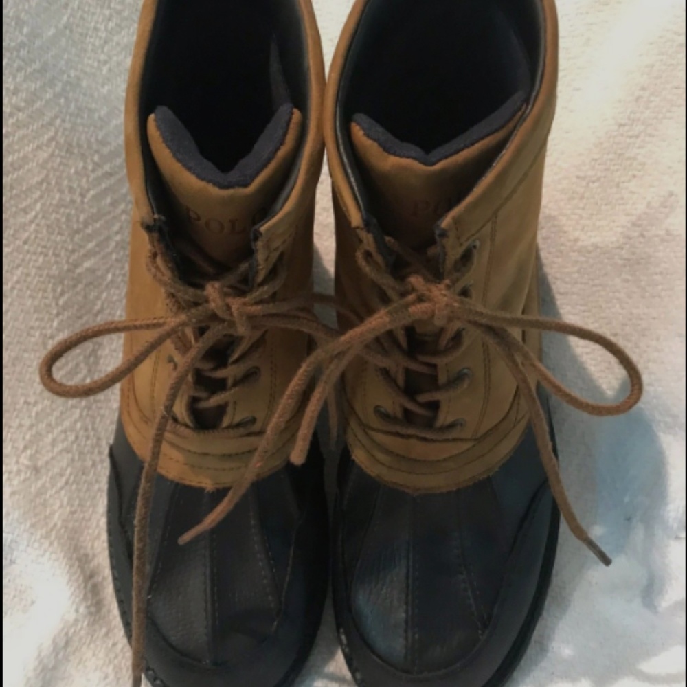 Ralph Lauren Polo Cashew Boot Youth US 6  Casual - Picture 4 of 8
